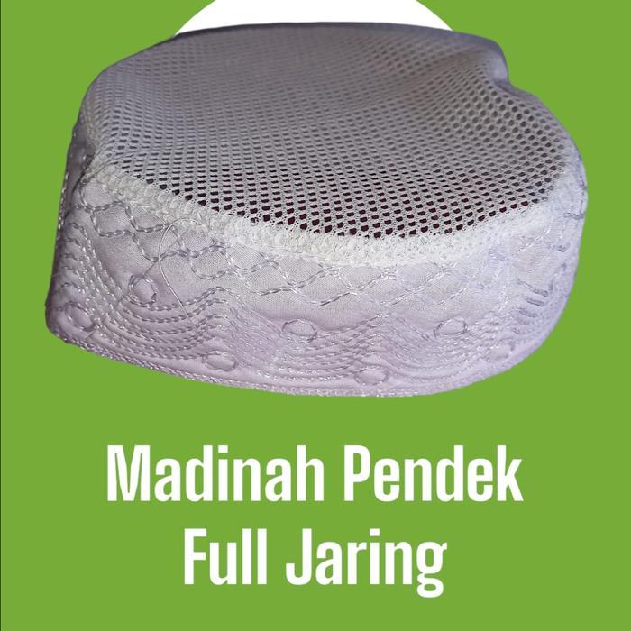 ASLI PECI MADINAH PENDEK KOPIAH HAJI SONGKOK HAJI PENDEK 6CM READY STOCK