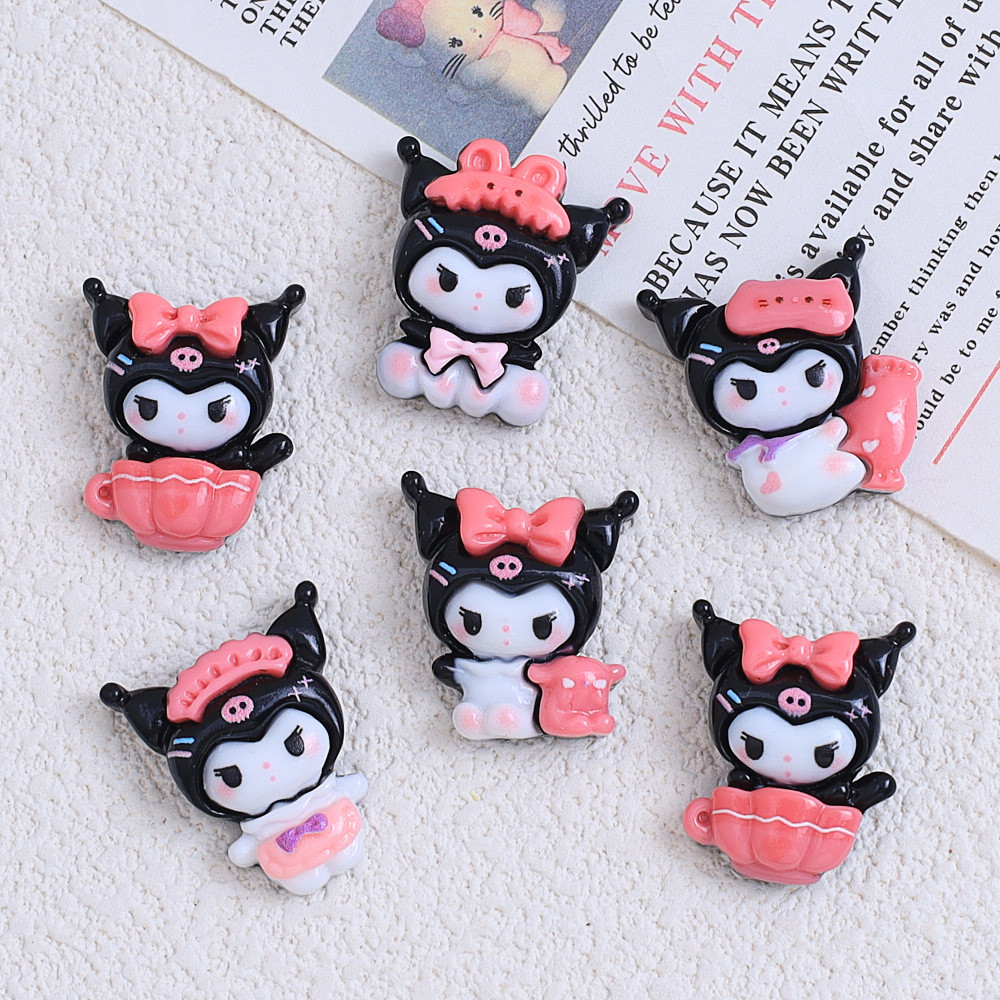 Wholesale Cute Resin Cartoon Series Flatback Scrapbook Embellishment for Hair Bows Craft Accessories