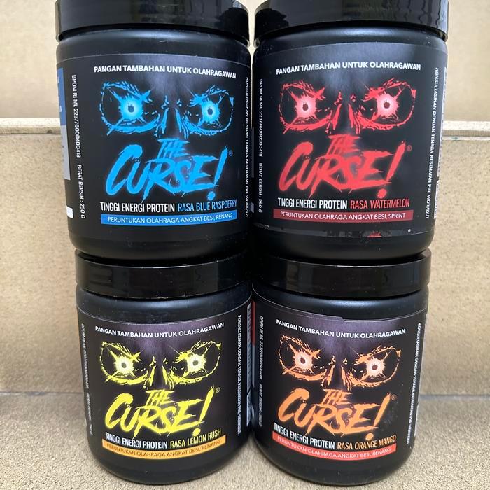 Jnx the curse 250 gram pwo preworkout grosir reseller suplemen fitness