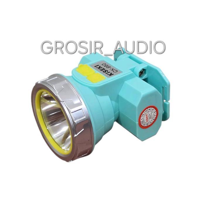 Eiger - KISEKI Senter Kepala CK-660 LED 100W dengan 2x1500mAh Baterai Tahan Lama dan Terang