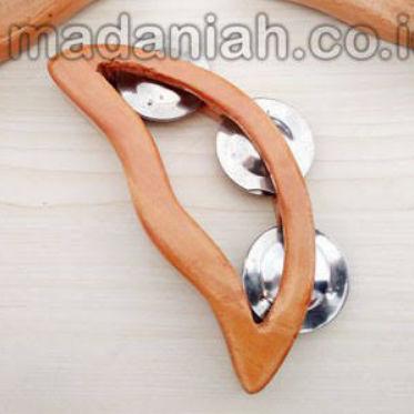 Alat musik tradisional tamborin perkusi kecrekan