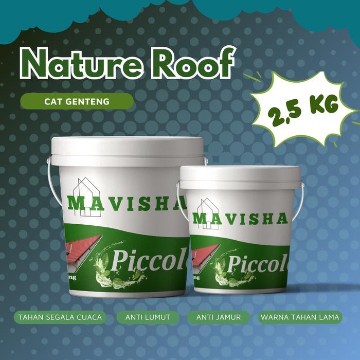 [NATURE ROOF] Cat Genteng 2.5 KG "Warna Tangguh untuk Genteng Anda"