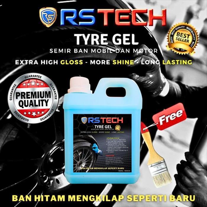 TIRE POLISH SEMIR PENGHITAM BAN MOBIL BODY MOTOR PENGKILAP NO KIT TERBAIK