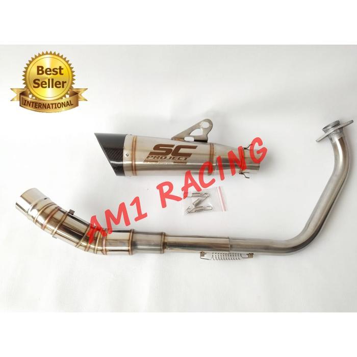 Knalpot Sc Project S1 Sonic Supra Gtr New Cb150R Cb 150 Old