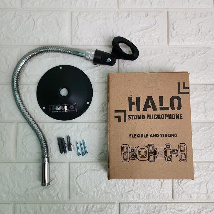 Stand Mic Dinding 40cm Bracket Bulat