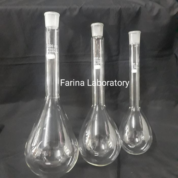 Labu Kjeldahl-Kjeldahl Flask 500ml Pyrex Class A
