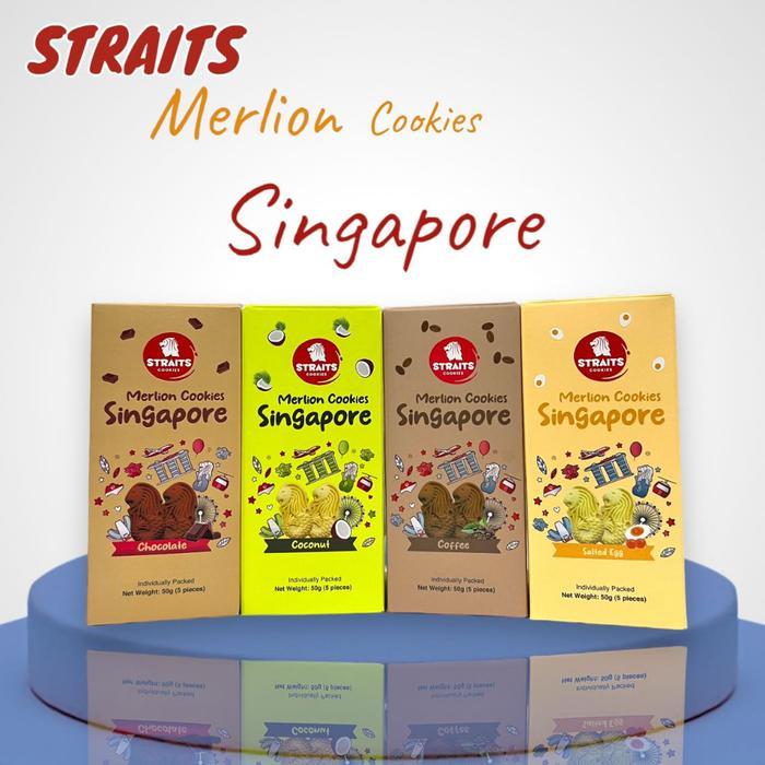 ENAK!!!! Cookies Straits Merlion / Roti Cookies Singapore / Oleh-oleh