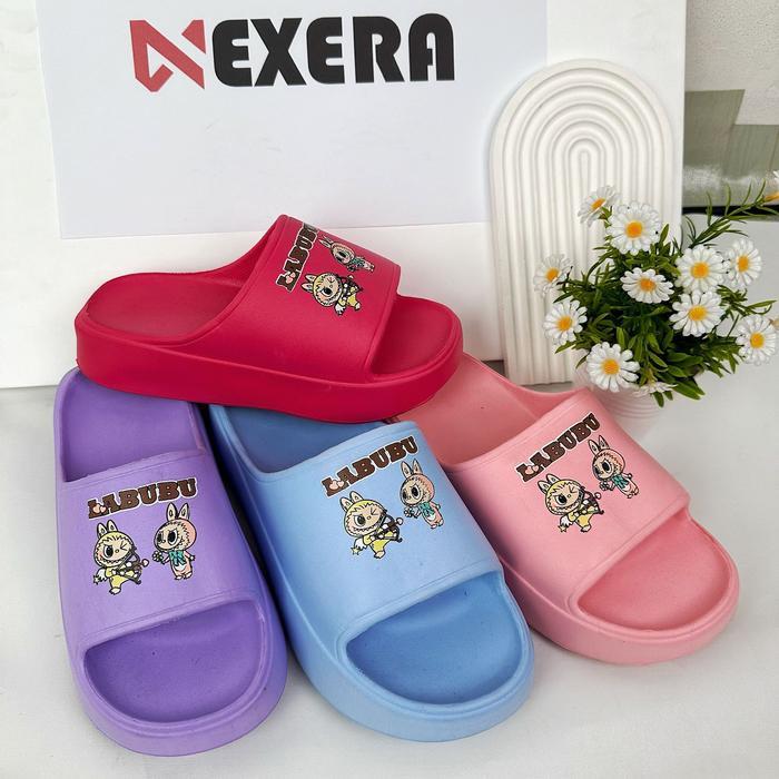 Bata Kiddora - Size 2429 80017 Sandal Anak Perempuan Sandal Jepit Karet Anak Cewek Lentur Nyaman