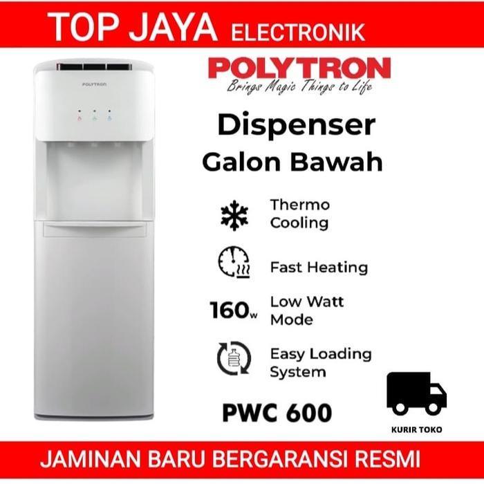 ` DISPENSER GALON BAWAH POLYTRON 3 KRAN/DISPENSER GALON BAWAH 3 KRAN POLYTRON NEW SERIES