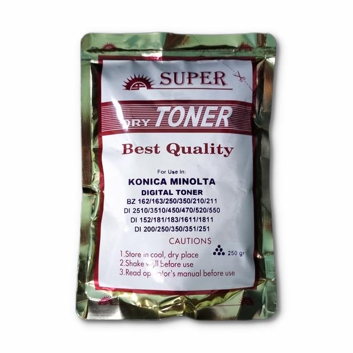 TERBARU Konica Minolta Toner Fotocopy Super Best Quality untuk Mesin Bizhub & Dialta 250 gram Tinta