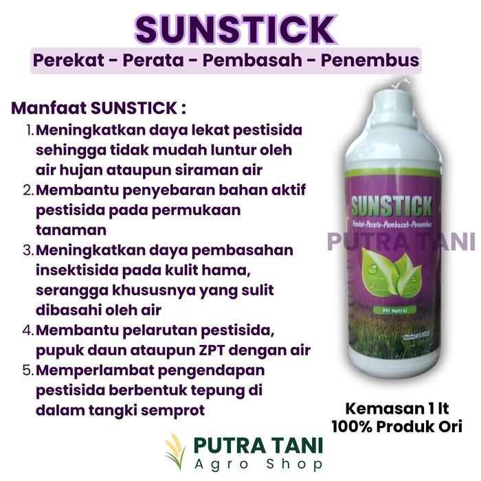 SUNSTICK 1 liter - Perekat, Perata, Pembasah dan Penembus Pestisida, Insektisida dan Herbisida -
