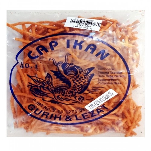 S24879 CAP IKAN MIE LIDI SNACK 250GR MAJU BERSAMA (20260531)