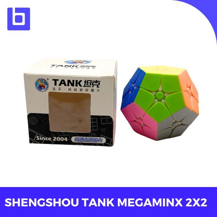 ` Cube 2x2 Shengshou Tank Megaminx 2x2 Stickerless Original