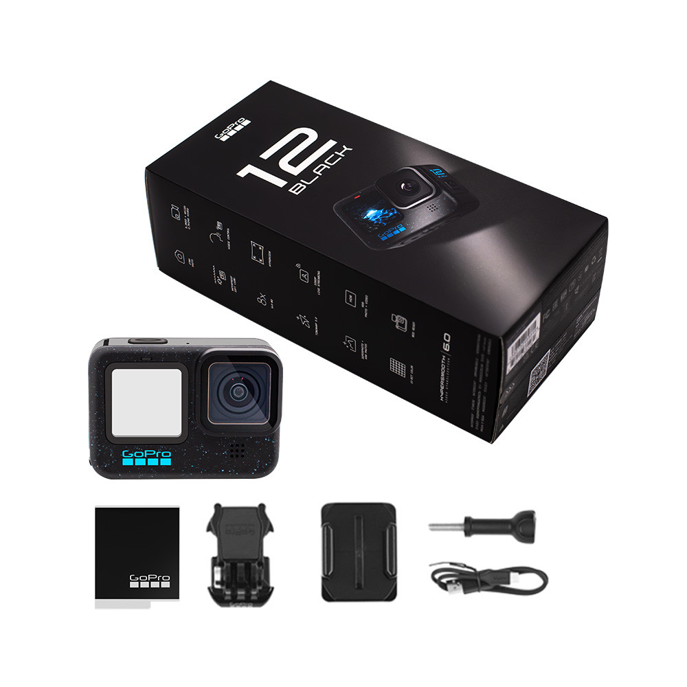 . Original Gopro Hero 12 Black Action Camera 4K Waterproof Underwater Vlog Hero12 Go Pro Mini Camera