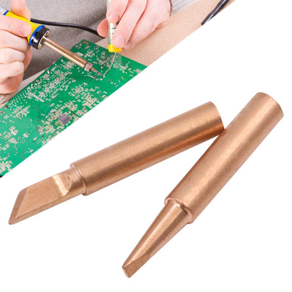 . 5Pcs/Set Soldering Iron Tips Pure Copper 900M-T Soldering Iron Tip -