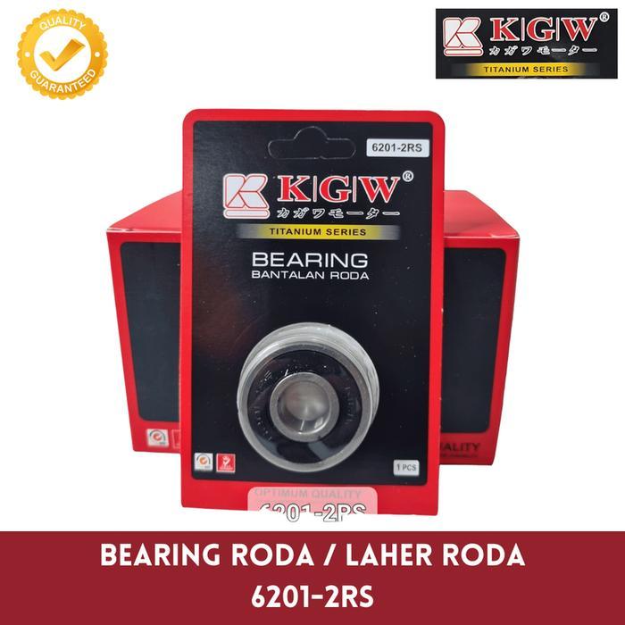 Alpha Sparepart - [Dus 10 Pcs] Bearing Roda / Laher Kgw 6201-2Rs