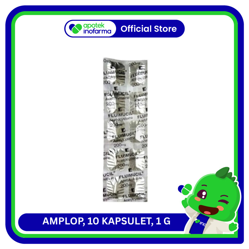 FLUIMUCIL Zambon KAPSUL 200 MG 1 AMPLOP (10)