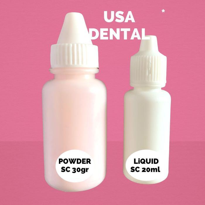 Sale Powder Gusi Gigi Palsu Paket Hemat 50 Bahan Gusi Gigi Palsu