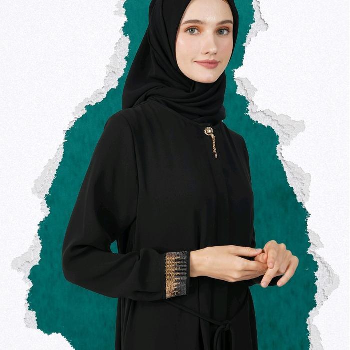 Hikmat Fashion Original A6635 Abaya Hikmat Noerbutikmuslim Abaya