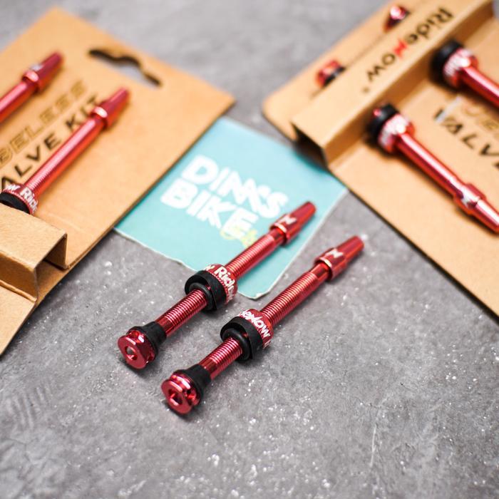 Tubeless Valve RIDENOW Pentil Tubeless Sepeda Roadbike Mtb Presta Tubeless Air Valve