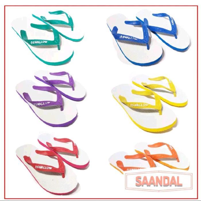 Sandal Swallow isi 6 pasang Sandal Sandal Jepit Swalow Paket Usaha Grosir Sandal jepit Karet Pria