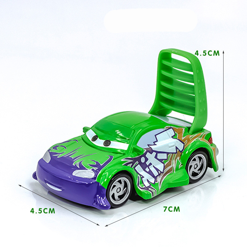Mini Cars 3 2 Pixar Sheriff Lightning McQueen Lizzie Mater Sally Chick Hicks King Fritter Dinoco