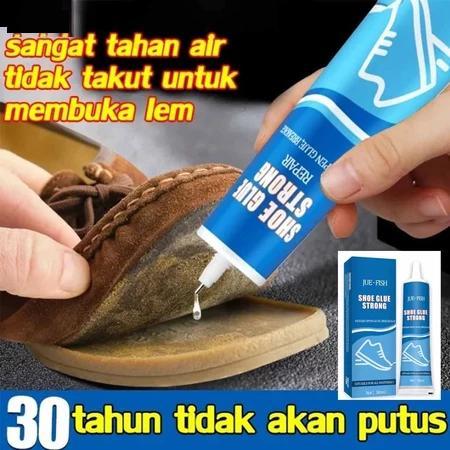 Jue-Fish Lem Sepatu Super Kuat Anti Air Lem Perekat Sepatu Shoe Glue Strong 50Ml Lem Gel Serbaguna