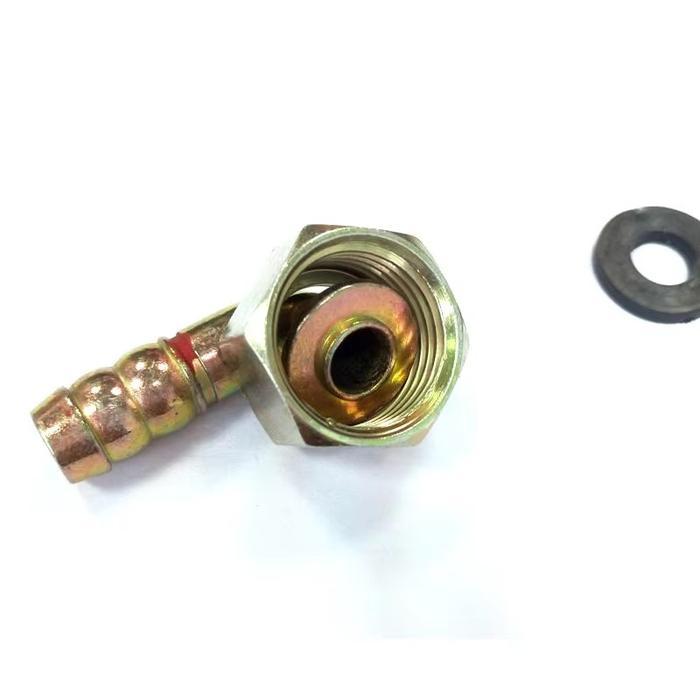 Terlaris Nepel Selang Gas Bengkok Sambungan Kompor Elbow Selang Gas Untuk Kompor Tanam Dan Portable