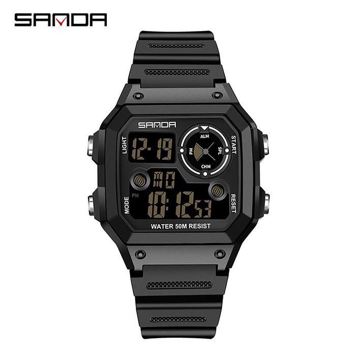 JAM TANGAN PRIA DIGITAL SPORT TAHAN AIR SANDA 418
