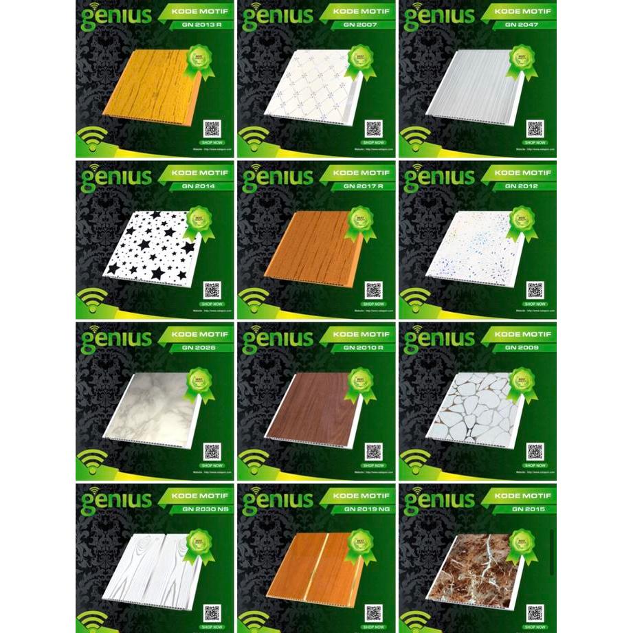Plafon Pvc 6 Meter 1 Dus / 15 L / 18 M2 Terbaru 
