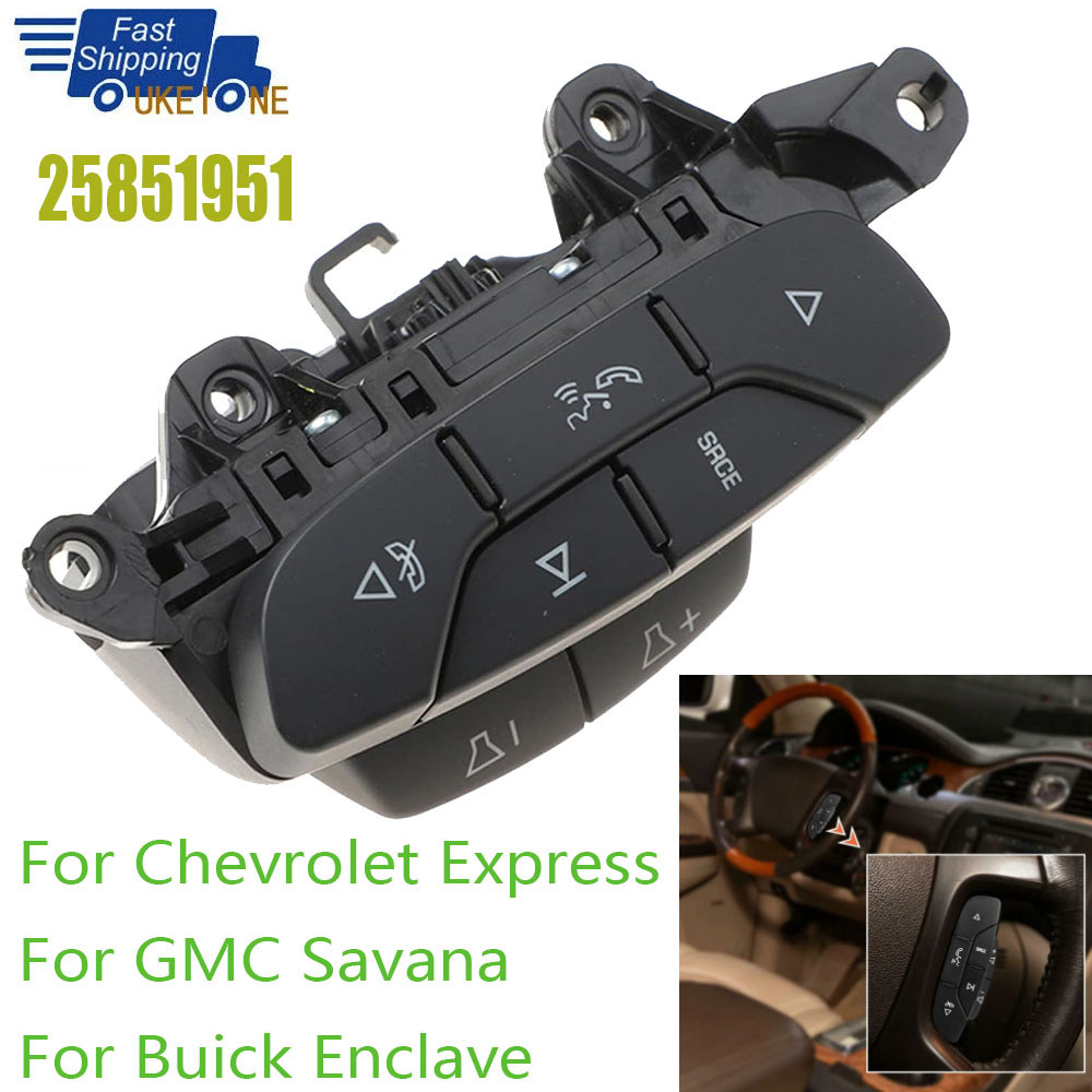 Best Seller 25851951 Audio Radio Steering Wheel Cruise Control Switch For Chevrolet Express For GMC 