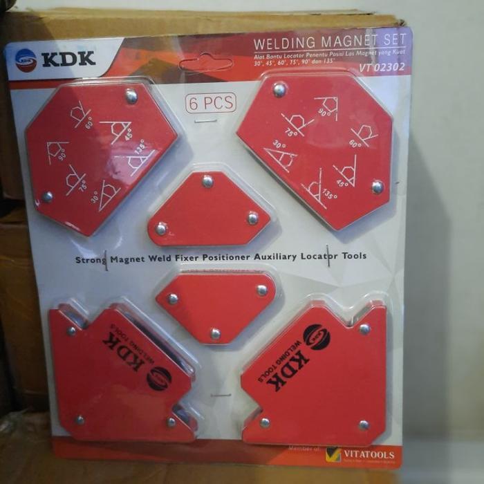 Siku Magnet Untuk Las Set 6Pcs // Siku Las Magnetic Welding Holder