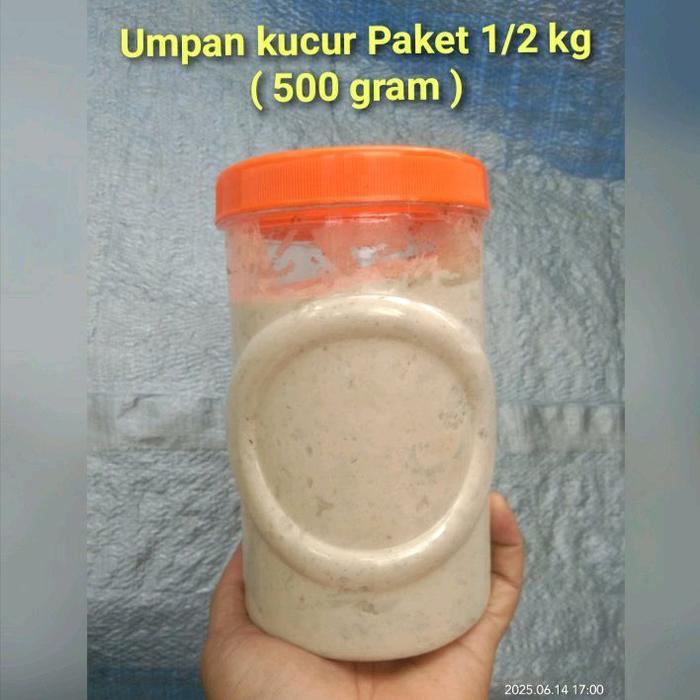 umpan kucur paket 1/2 kg umpan mancing special ikan baung senggal bawal lais dll umpan mancing liar