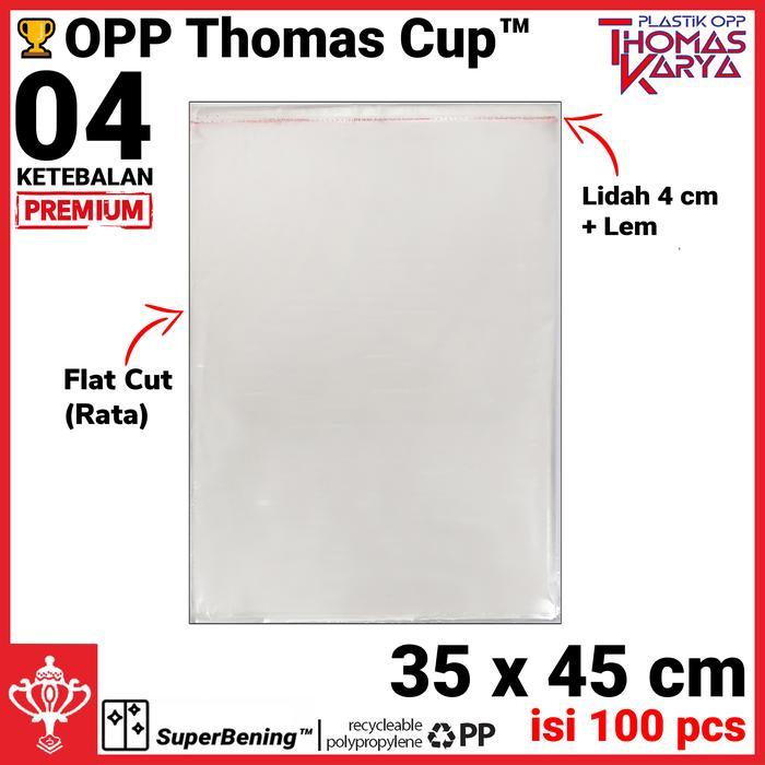 35X45 CM PLASTIK OPP TEBAL (LEM) PLASTIK BAJU PLASTIK JAKET JACKET