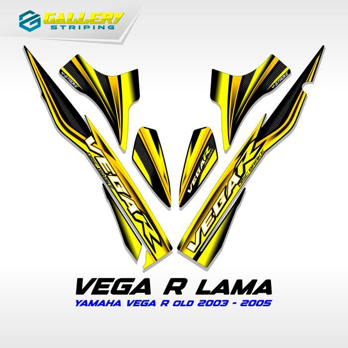 Striping Vega R Lama Motif 12 Stiker Vega R Sticker Vega Rr Setriping Vega R Variasi Ori Motorcycle
