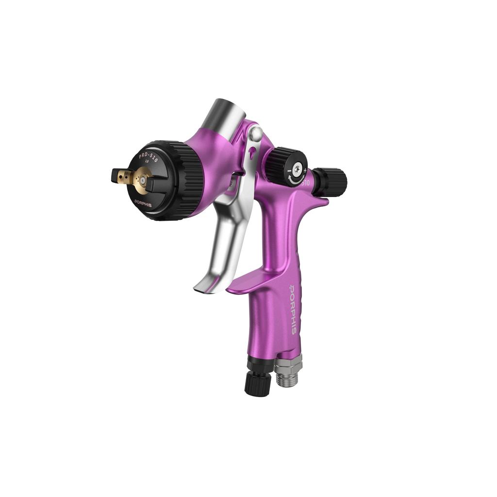 Original PORPHIS LVLP 1.0mm Paint Spray Gun PRD-510 paint Gun for small car clear coat repairs