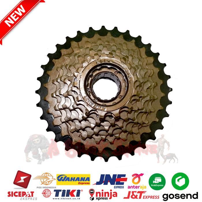 Sprocket Freewheel Sepeda 9 Speed Drat Ulir Taya 1/2X3/32
