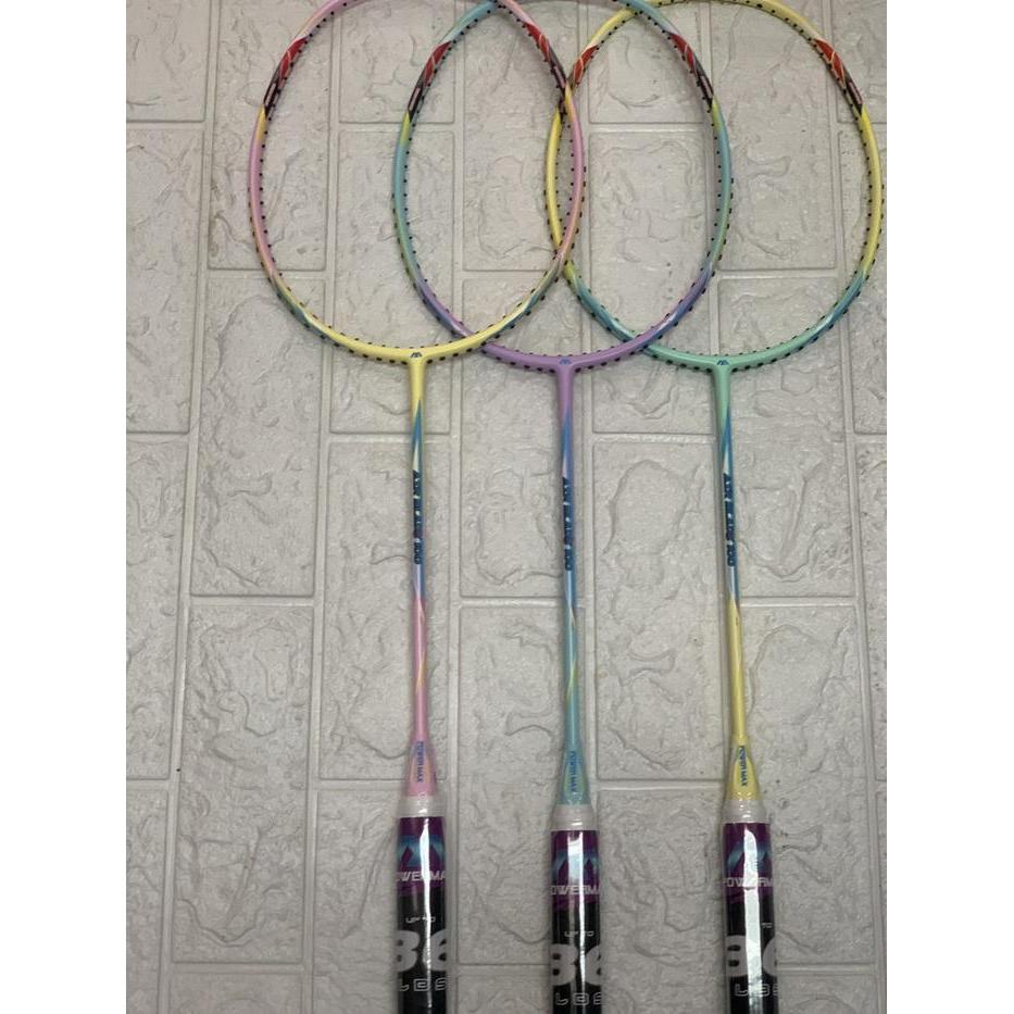 Raket Badminton POWER MAX NEW AIR BLADE 100 GRIP 4U G6 MAX 36 LBS