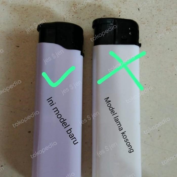 Korek Gas Magnet Polos Putih (Isi 50 Pcs) Tbk