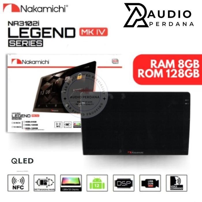 Headunit Android Carplay Nakamichi Legend MK IV NFC Mitsubishi Xpander / New Livina 2016-2021 9 / 10