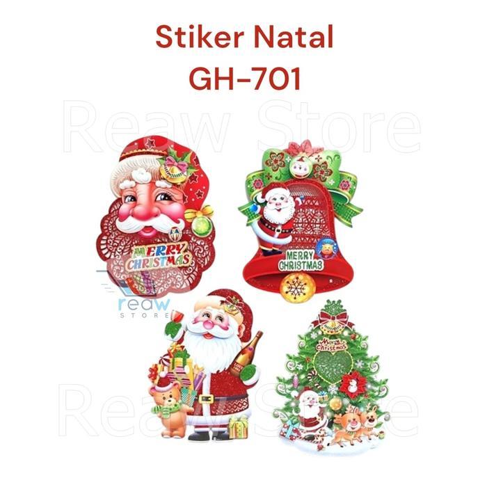 Hiasan Natal Wallsticker / Stiker Dinding Natal / Dekorasi Natal