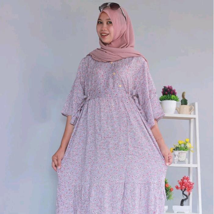 DRESS RAYON MOTIF TERBARU OOTD KONDANGAN VIRAL GAMIS REMAJA DEWASA KEKINIAN