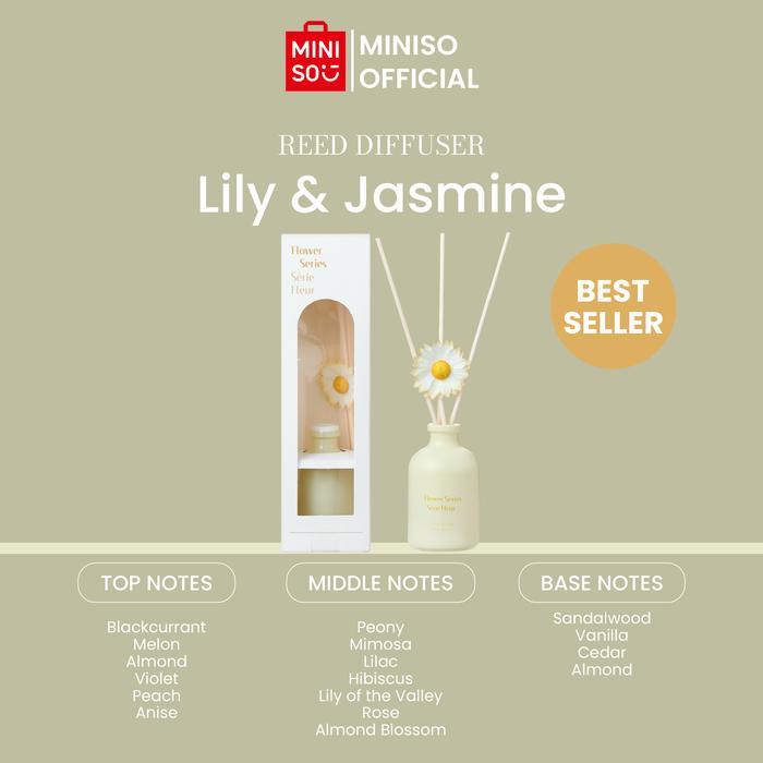 MINISO REED DIFFUSER PENGHARUM RUANGAN AROMATERAPI WANGI MEWAH PEWANGI RUANGAN HAMPERS SCENT