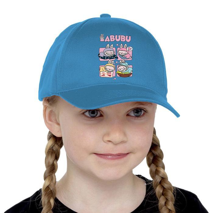 Topi Anak Labubu Boneka Lisa Blackpink Atasan Anak Laki-Laki Perempuan LBB-02