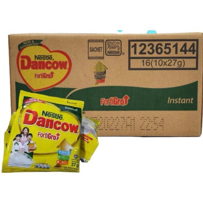 Abrahamputra Store SALE KARTON DANCOW Fortigro Putih 16 (10x27g) Fortigro Coklat 16 (10x38g) / DANCO
