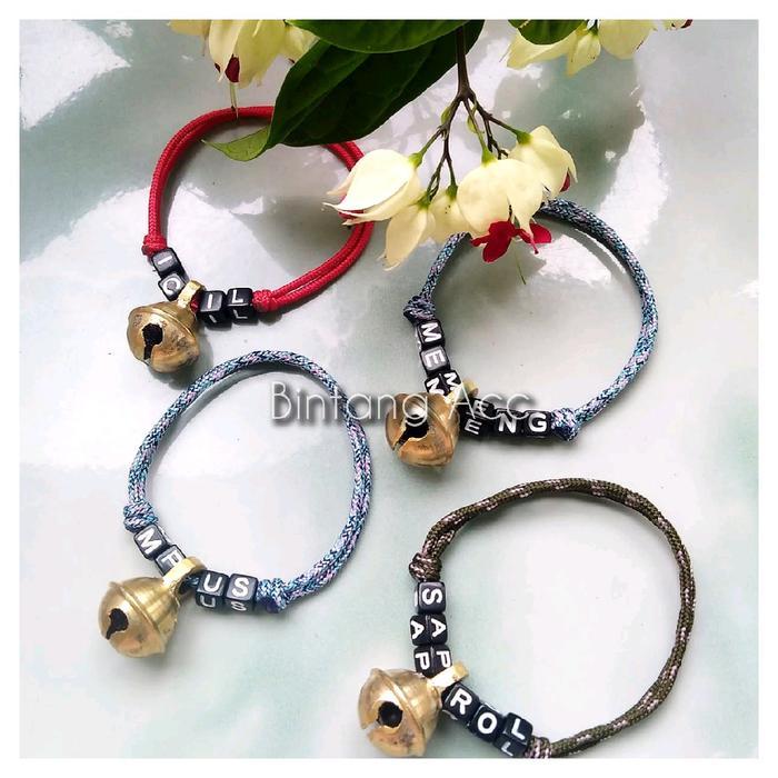 Kalung Kucing Nama Lonceng Kuningan Nyaring