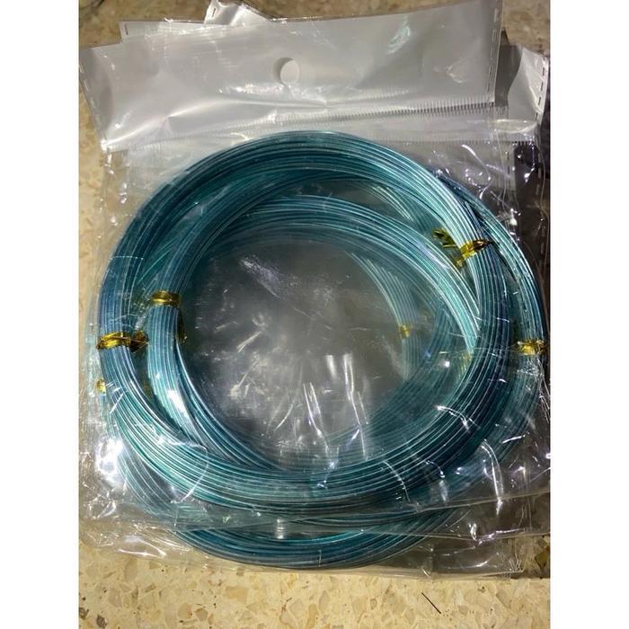 Kawat aksesoris warna warni / wire ukuran 1mm / kawat kerajinan