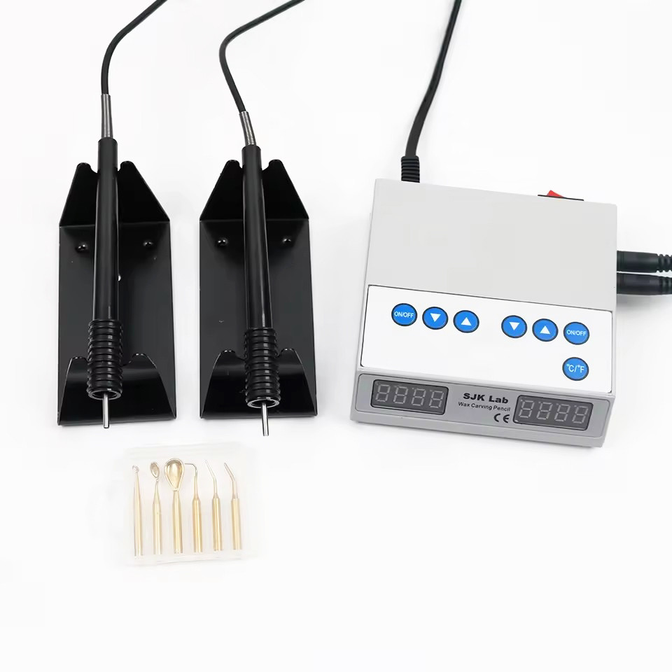 100-240V Dental Lab Electric Waxer Wax Knife Carving Dental Lab Equipment+2 pens +6 Wax tips Dental