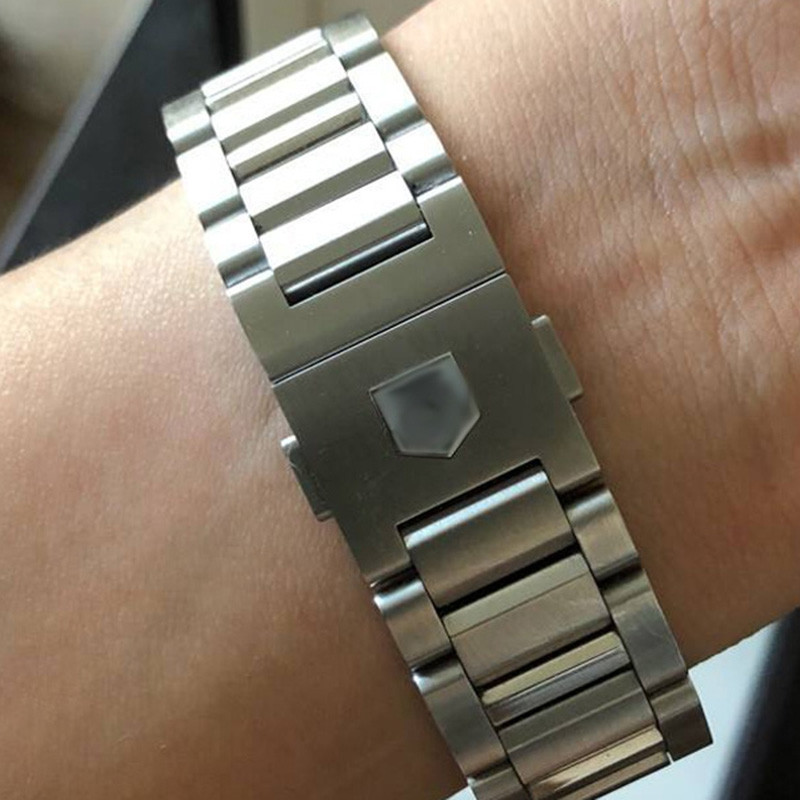 Solid Stainless Steel Strap 22mm 24mm Bracelet Watch Strap For Tag Heuer Calera Series Watch