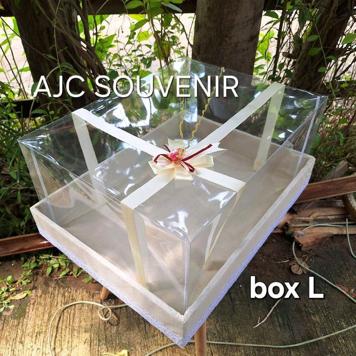 Kotak Seserahan Pernikahan Murah Satuan L 38x28x18cm Box Hantaran Hampers Kain Spon Kado Unik Box